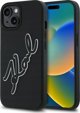 Θήκη Karl Lagerfeld KLHCP15S3DRKSDLK iPhone 15 6.1" μαύρο/μαύρο σκληρή θήκη 3D Rubber Signature