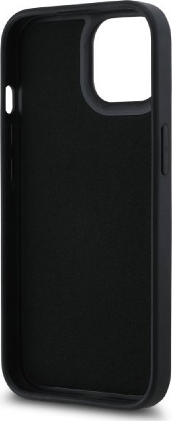 Θήκη Karl Lagerfeld KLHCP15S3DRKSDLK iPhone 15 6.1" μαύρο/μαύρο σκληρή θήκη 3D Rubber Signature