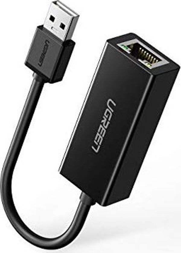 Ugreen CR110 Προσαρμογέας Ethernet USB 2.0 σε RJ45, Ταχύτητα 10/100 Mbps, Μαύρο