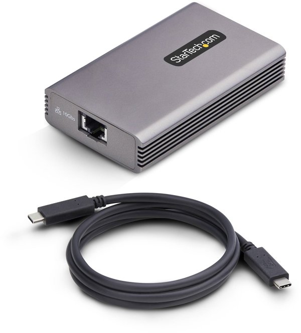 StarTech USB4 σε Ethernet Adapter 10GbE, Multi-Gigabit Thunderbolt Compatible, 10GBASE-T/5G/2.5G NIC, Αντάπτορας Δικτύου 10G Ethernet