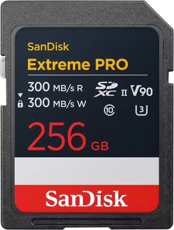 SanDisk Extreme PRO SDXC 256GB Κάρτα Μνήμης, Class 10, UHS-II, U3, V90, SDSDXDM-256G-GN4IN