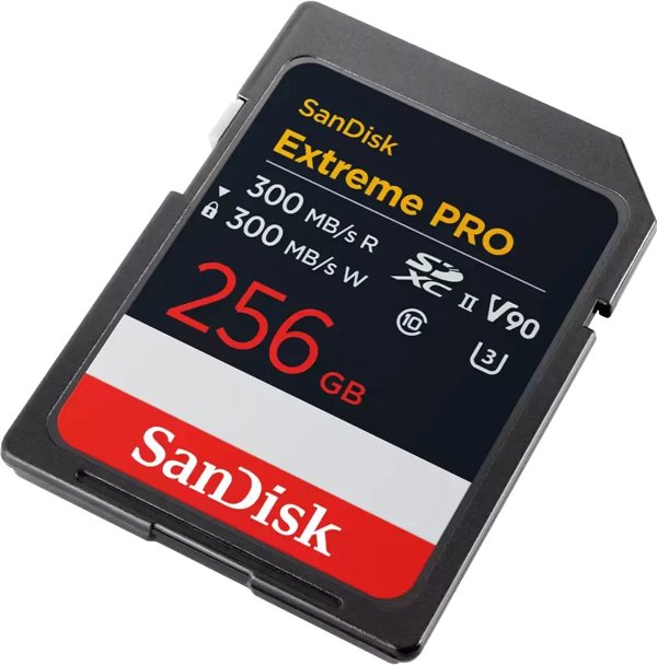 SanDisk Extreme PRO SDXC 256GB Κάρτα Μνήμης, Class 10, UHS-II, U3, V90, SDSDXDM-256G-GN4IN