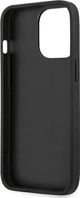 Σκληρή θήκη Karl Lagerfeld KLHCP13LSAKHBK Apple iPhone 13 Pro μαύρη Saffiano Ikonik Karl`s Head