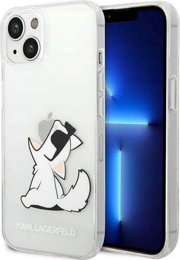 Karl Lagerfeld Θήκη Apple iPhone 14 Plus Choupette Fun Hard Case Διαφανής