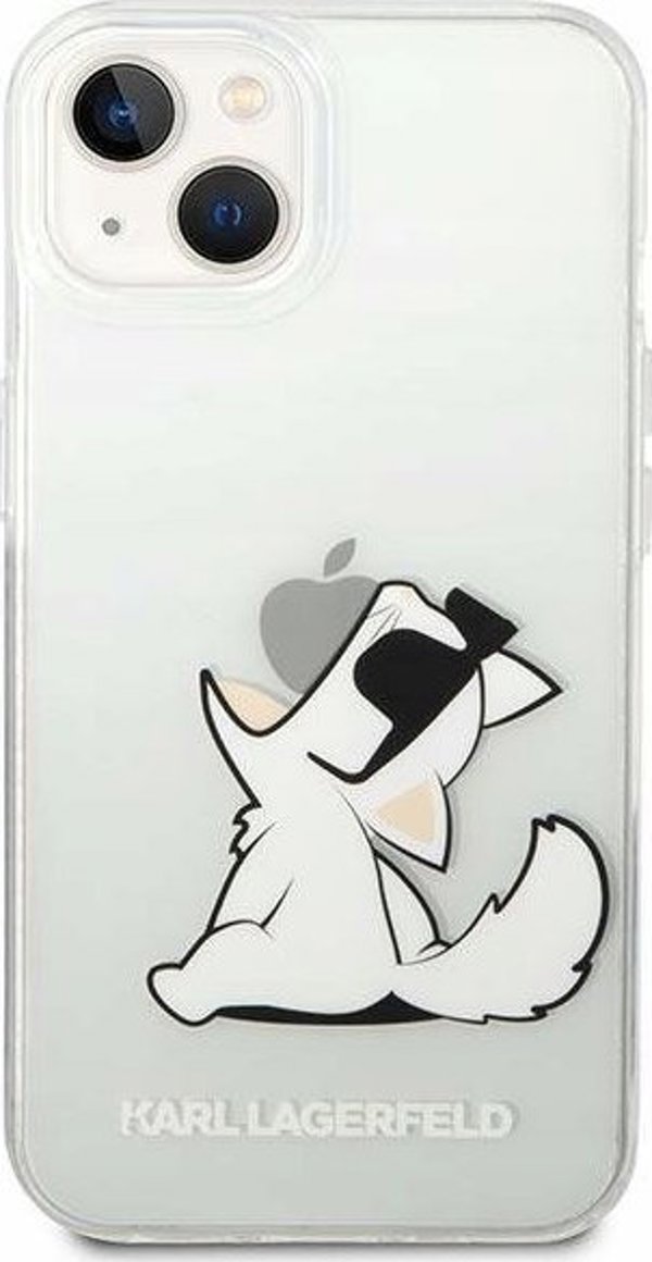 Karl Lagerfeld Θήκη Apple iPhone 14 Plus Choupette Fun Hard Case Διαφανής