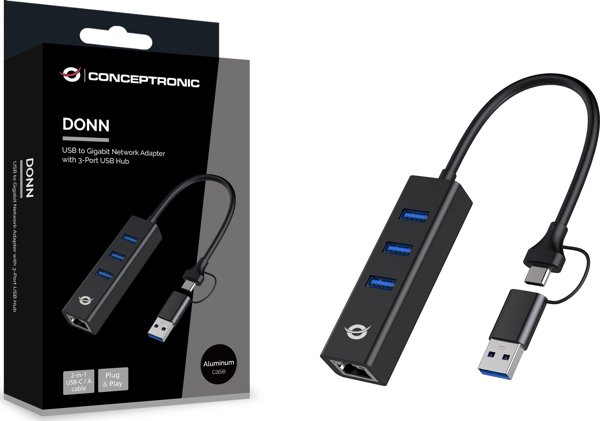 Karta sieciowa Conceptronic Conceptronic DONN07BA karta sieciowa Ethernet 5000 Mbit/s