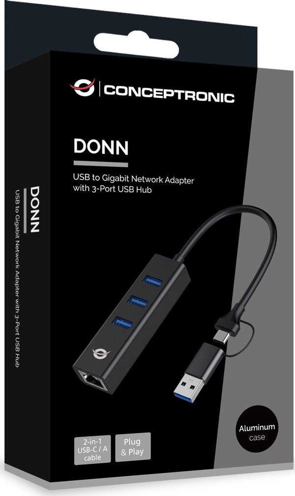 Karta sieciowa Conceptronic Conceptronic DONN07BA karta sieciowa Ethernet 5000 Mbit/s