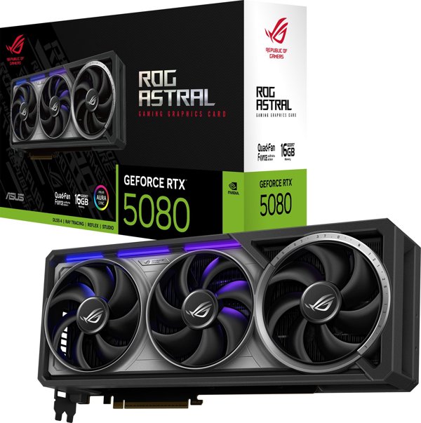 Κάρτα γραφικών Asus ROG Astral GeForce RTX 5080 16GB GDDR7 (ROG-ASTRAL-RTX5080-16G-GAMING)