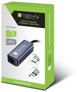 Techly Προσαρμογέας USB 3.1 Type-C σε RJ45 Ethernet Gigabits, Ασημί