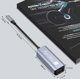 Techly Προσαρμογέας USB 3.1 Type-C σε RJ45 Ethernet Gigabits, Ασημί