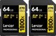 Karta Lexar Professional 1800x SDXC 64 GB + 64 GB Class 10 UHS-II/U3 V60 (LSD1800064G-B2NNU)