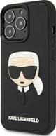 Karl Lagerfeld Karl Lagerfeld KLHCP13LKH3DBK iPhone 13 Pro / 13 6,1" μαύρο/μαύρο σκληρό κάλυμμα 3D Rubber Karl's Head 9857706 3666339028114