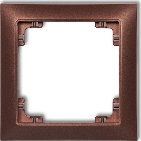 Karlik Πλαίσιο Deco Soft καθολικό μονό από πλαστικό καφέ μεταλλικό (9DRSO-1)
