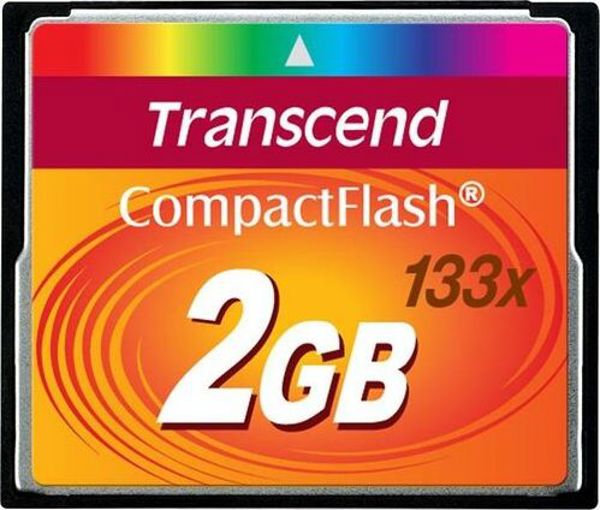 Κάρτα Transcend 133x Compact Flash 2 GB (TS2GCF133)