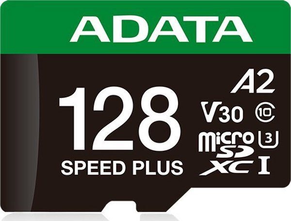 Κάρτα Μνήμης ADATA MicroSDXC 128GB Speed Plus UHS-I U3 A2 V30 (UD128GUI3V30A2SP-RA1)