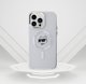 Σκληρή θήκη Karl Lagerfeld KLHMP13XHLSCHH iPhone 13 Pro Max 6.7" βιάλυ/λευκό IML Metal Choupette Head MagSafe