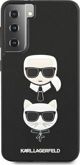 Karl Lagerfeld Karl Lagerfeld KLHCS21MSAKICKCBK S21+ G996 μαύρη/μαύρη σκληρή θήκη Saffiano Ikonik Karl&Choupette Head 7890669 3700740496732