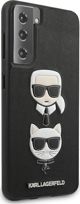 Karl Lagerfeld Karl Lagerfeld KLHCS21MSAKICKCBK S21+ G996 μαύρη/μαύρη σκληρή θήκη Saffiano Ikonik Karl&Choupette Head 7890669 3700740496732
