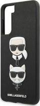 Karl Lagerfeld Karl Lagerfeld KLHCS21MSAKICKCBK S21+ G996 μαύρη/μαύρη σκληρή θήκη Saffiano Ikonik Karl&Choupette Head 7890669 3700740496732
