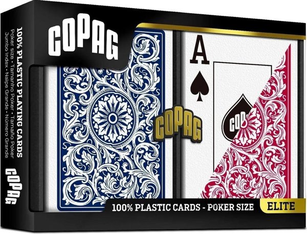 Karty do pokera Copag blue/red 2szt EDUKAMP