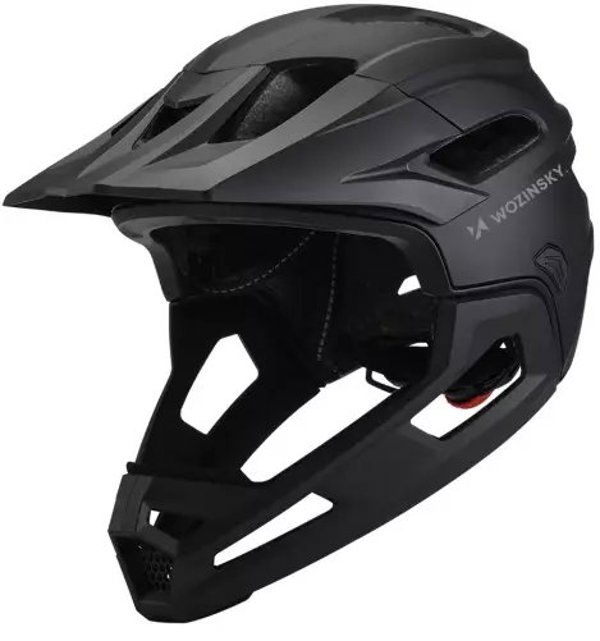 Kask rowerowy fullface Wozinsky lekki L - czarny