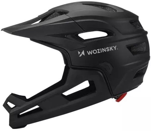 Kask rowerowy fullface Wozinsky lekki L - czarny