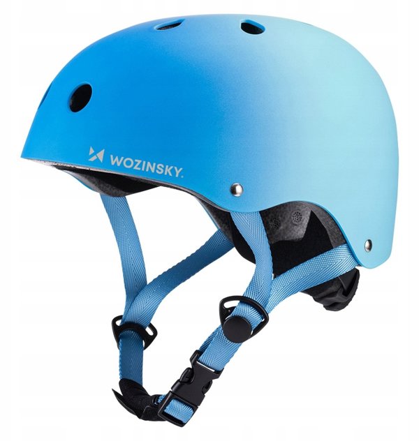 Kask rowerowy BMX/hulajnoga Wozinsky  S - gradient niebieski