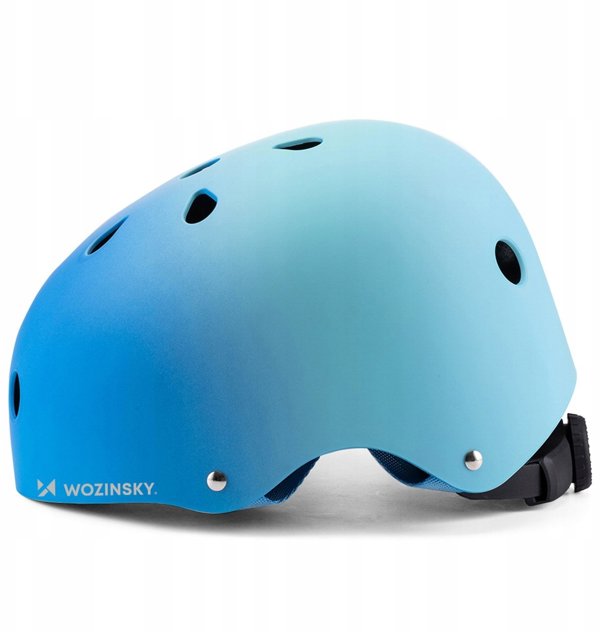 Kask rowerowy BMX/hulajnoga Wozinsky  S - gradient niebieski