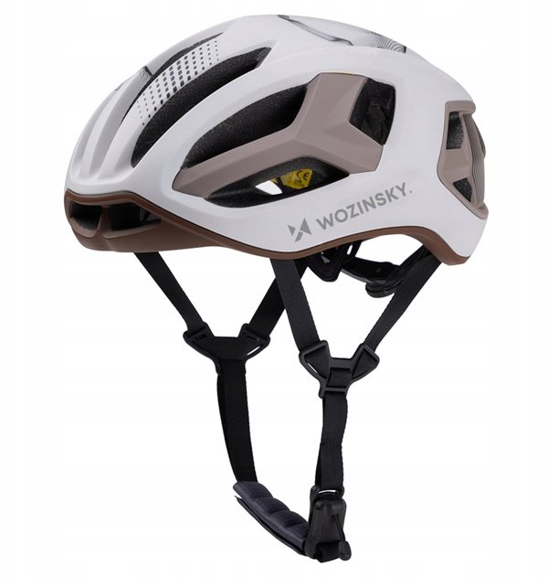 Kask rowerowy szosowy Wozinsky ultracienki L - taupe