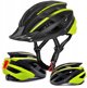 Kask rowerowy MTB Wozinsky z tylna lampka USB M czarno-zolty
