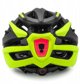 Kask rowerowy MTB Wozinsky z tylna lampka USB M czarno-zolty