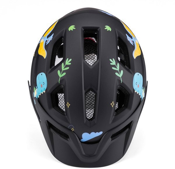 Kask rowerowy dzieciecy MTB Wozinsky z odpinanym daszkiem S czarny