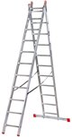 KASTOM DRABINA ALUMINIOWA  2x 8 STOPNI 150KG VHR