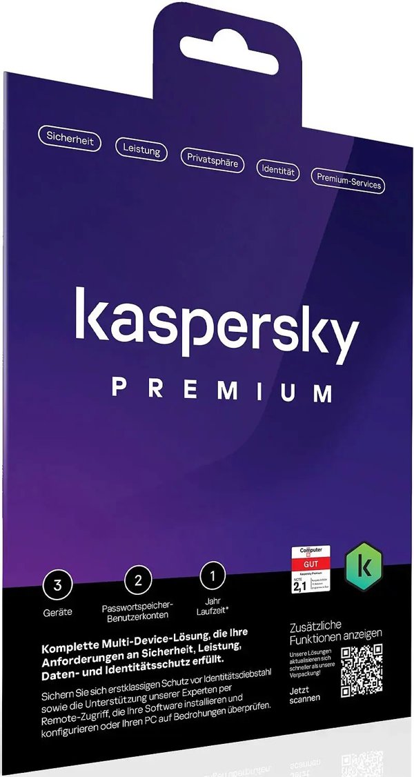 Kaspersky Premium - 3 Συσκευές, Άδεια Χρήσης (Envelope, ML)