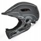 Kask rowerowy fullface dzieciecy Wozinsky z tylna lampka USB S szary