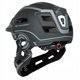 Kask rowerowy fullface dzieciecy Wozinsky z tylna lampka USB S szary