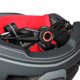Kask rowerowy fullface dzieciecy Wozinsky z tylna lampka USB S szary