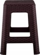 Σκαμπό RATTAN -καφέ 28x28x45