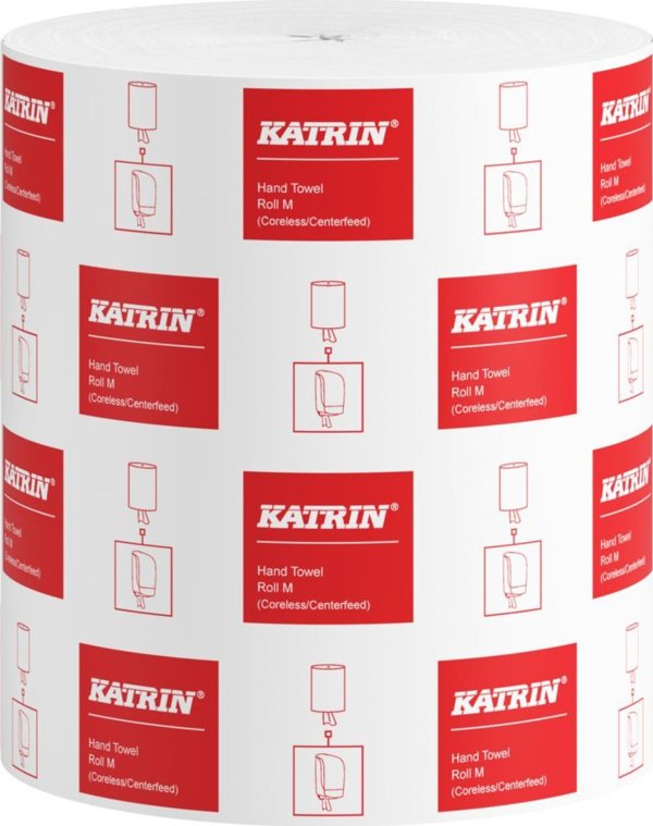 Χαρτί Στεγνώματος Katrin C - M 1-στρώση 20,5cmx320m 6rl/k 448311 - (6 ρολά ανά κουτί)
