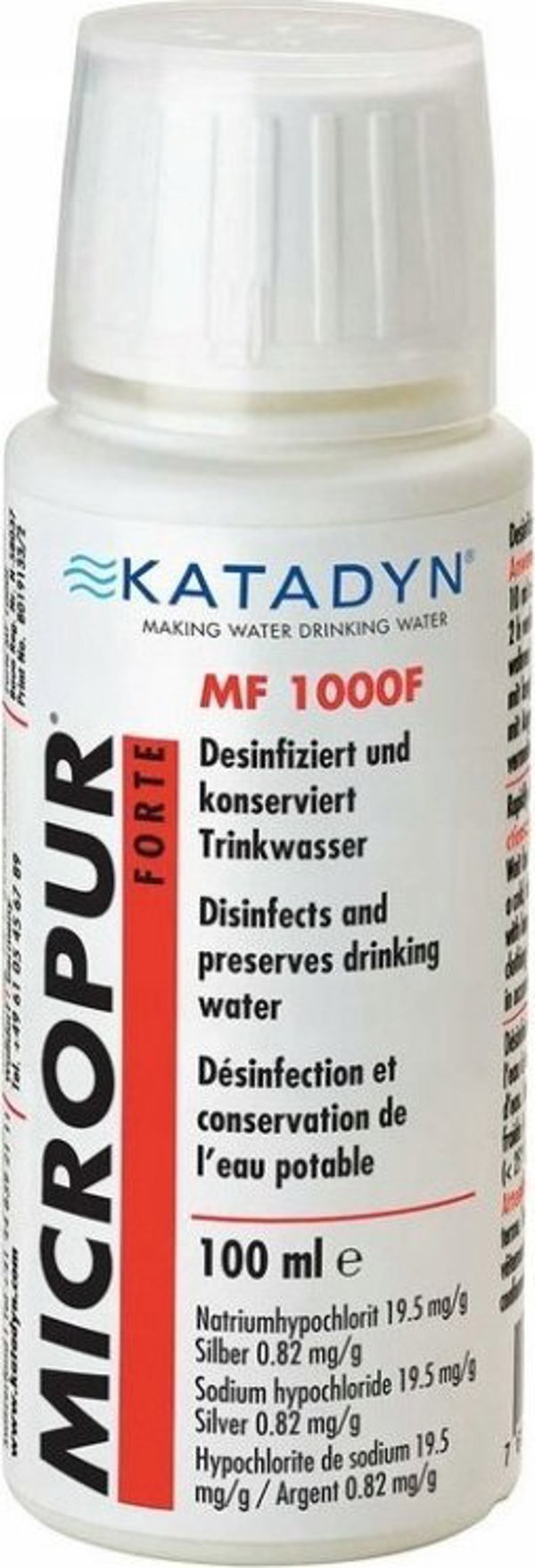 Katadyn Katadyn Micropur Forte MF 1000F 100 ml Liquid