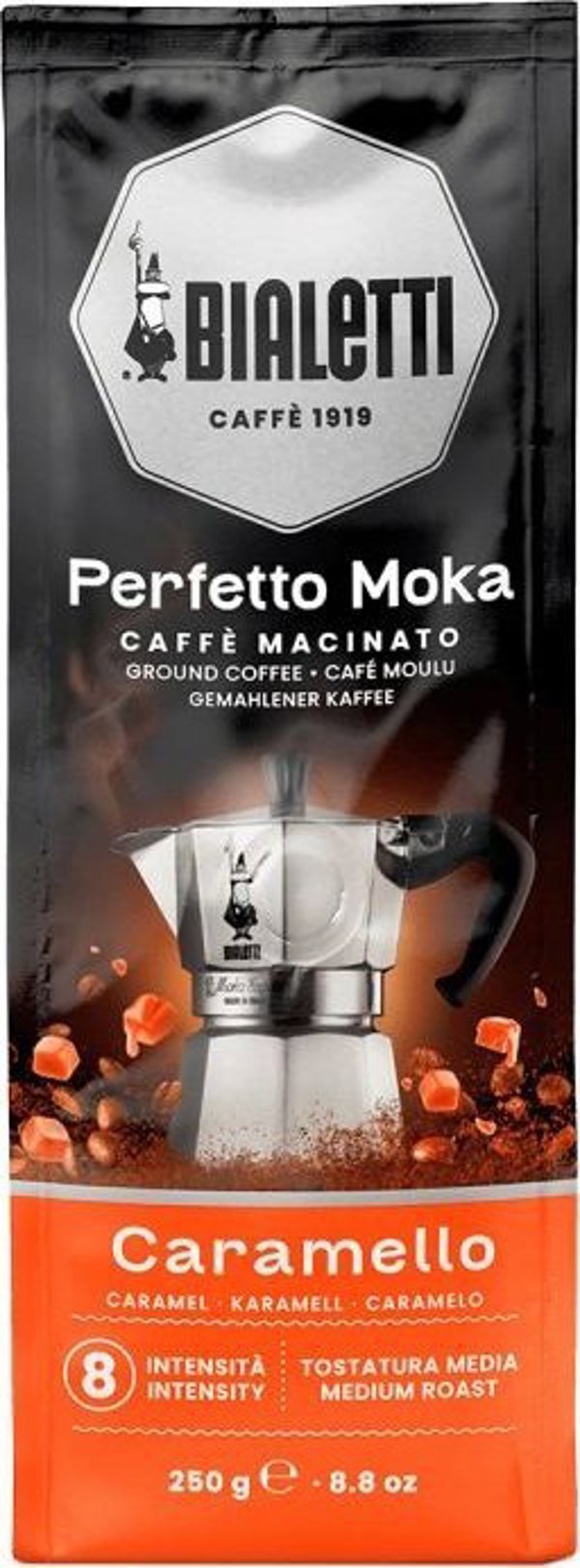 Bialetti Perfetto Moka Caramello Αλεσμένος Καφές 250g