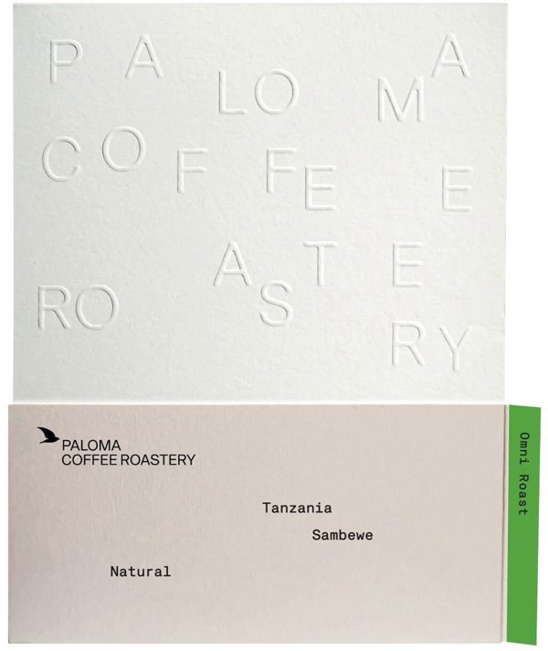 Paloma Kawa Tanzania Sambewe Washed Omniroast, Κόκκοι Καφέ 250g