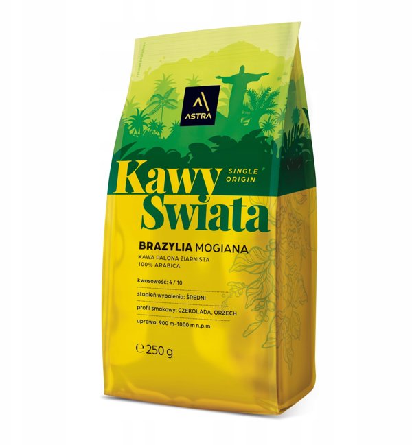 Kawa ASTRA Brazylia, ziarnista, 250g