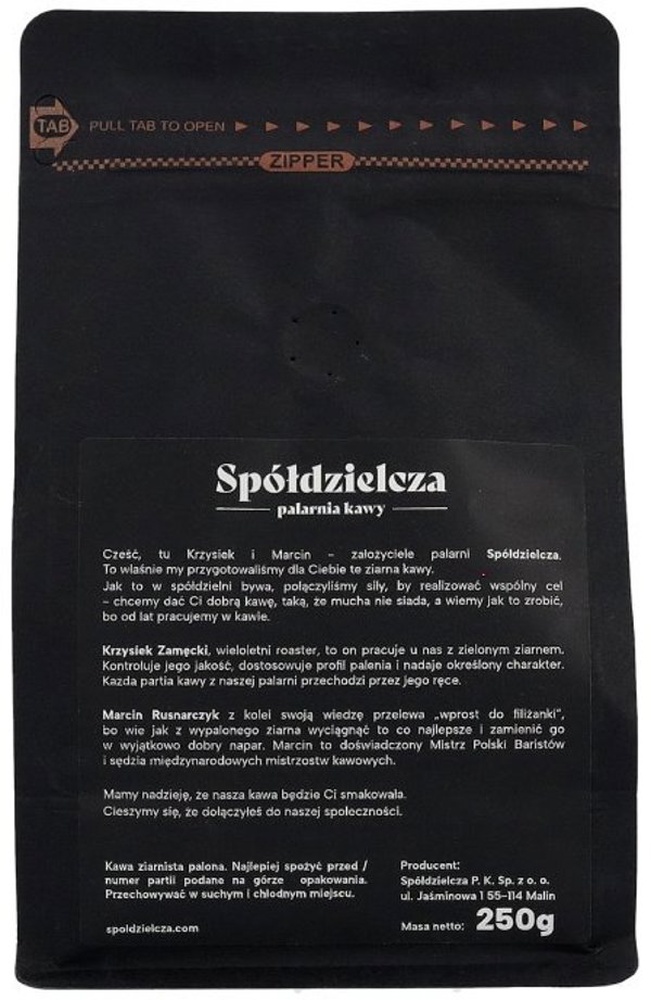 Kawa ziarnista MRC. Kostaryka 250g
