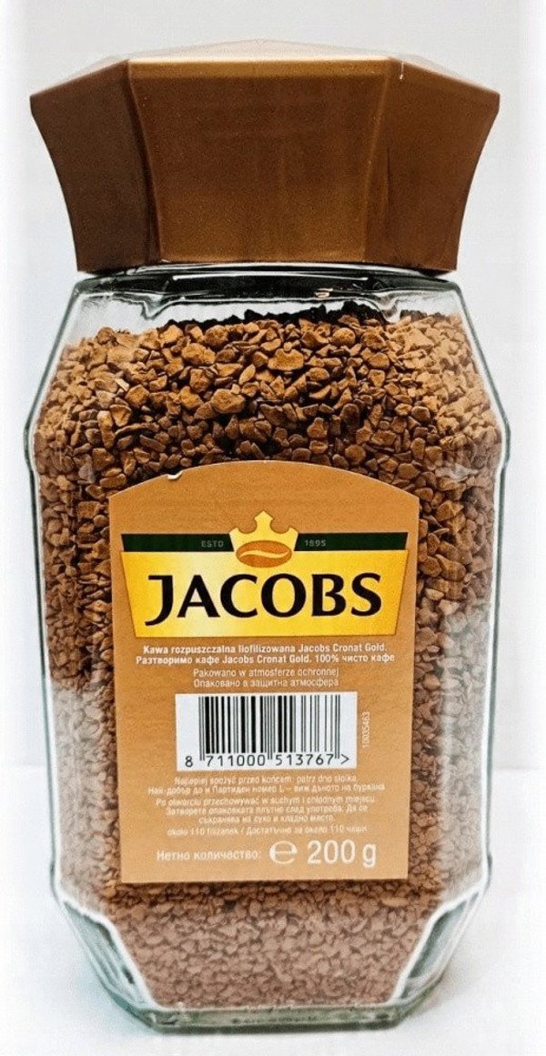 Jacobs Cronat Gold Στιγμιαίος Καφές 200g
