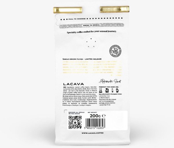 Kawa ziarnista LaCava Colombia Don Linarco Filter 200g