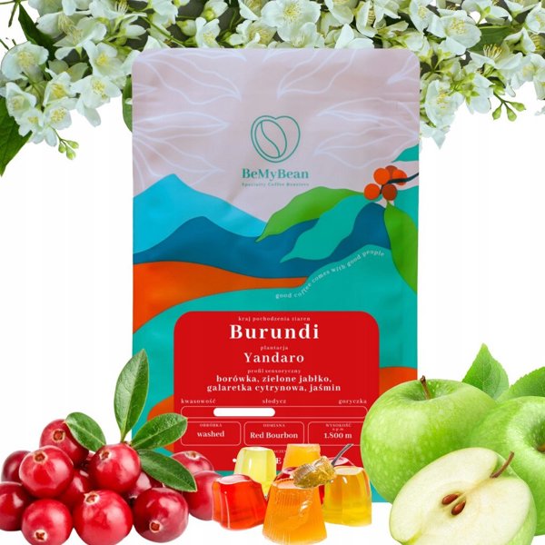 Kawa ziarnista BeMyBean Burundi Yandaro Espresso 1kg