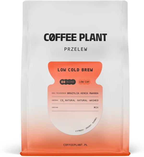 Coffee Plant Low Cold Brew Filter - Κόκκοι Καφέ, Χαμηλή Καφεΐνη, 250g