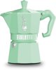 Bialetti Moka Exclusive Καφετιέρα Espresso 6 Φλυτζανιών, Πράσινο Χρώμα