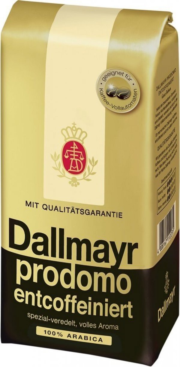 Dallmayr Prodomo Decaffeinated Καφές σε Κόκκους 500g